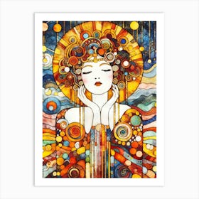 Klimt'S Woman Art Print