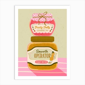 Peanut Butter & Jam Art Print