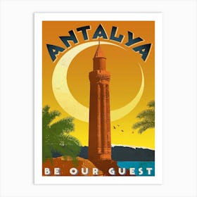Antalya, Turkey, Be Our Guest Art Print