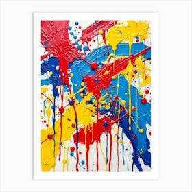 Flux Schnell A Dynamic And Expressive Bold Acrylic Painting In 3 Poster