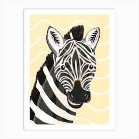 Ziggy The Zebra Art Print