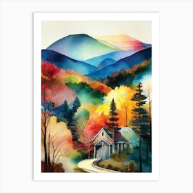 Smoky Mountains 4 Art Print