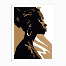 Afro-American Woman 13 Art Print