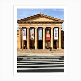 Sydney S Art Gallery Facade Art Print