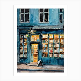 Oslo Book Nook Bookshop 1 Art Print