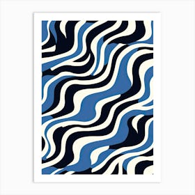 Zebra Pattern, Matisse style Art Print