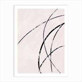 Abstract Brushstrokes Art Print