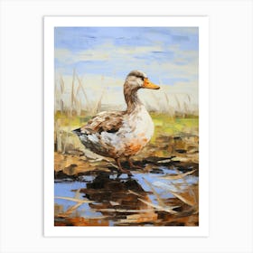 Bird Painting Mallard Duck 4 Art Print