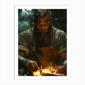 Viking blacksmith Póster