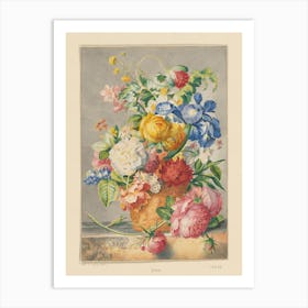 Bloemenstilleven Art Print