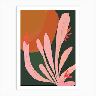 Sunbaked Desert Plant Art Print