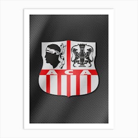 Ac Ajaccio Art Print