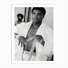 American Heavyweight Boxing Champion Muhammad Ali Art Print