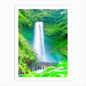 Nauyaca Waterfalls, Costa Rica Majestic, Beautiful & Classic (2) Art Print