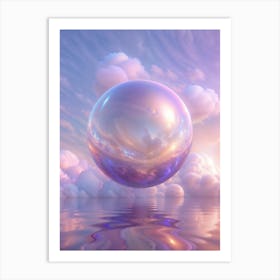 Dreamy Pastel Purple Art Print