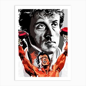 Rocky boxing movie 1 Art Print