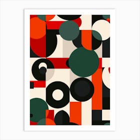 Abstract Geometric Pattern 8 Art Print