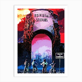 Stranger Things Poster movie 1 Art Print