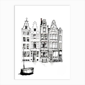 Amsterdam Houses Art Print