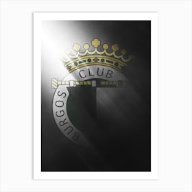 Burgos Cf Spain Football Poster Art Print