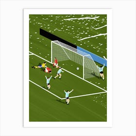 Olympic Soccer Art Print