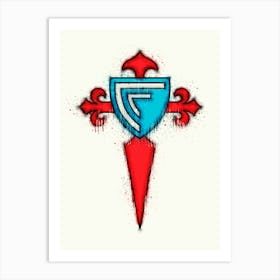 Celta De Vigo Fc Painting Art Print