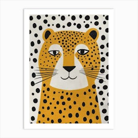 Boho Nursery 4 Leopard Póster