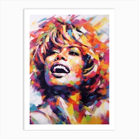 Tina Turner Abstract Painting 3 Art Print