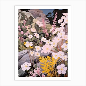 Phlox 1 Flower Painting Art Print