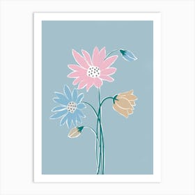 Flowers In A Vase 5 Art Print