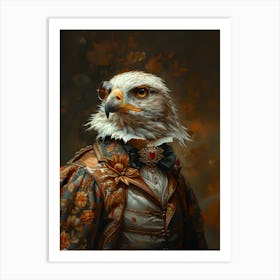 Renaissance Eagle Portrait Art Print