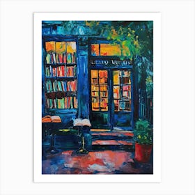 London Book Nook Bookshop 8 Art Print