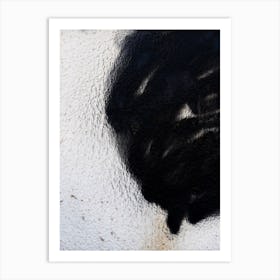 Black Paint On A Wall 2 Art Print