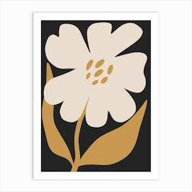 Minimalist flower 1 Art Print