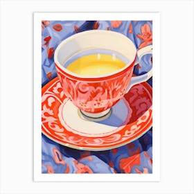 Tea In A Cup Art Print