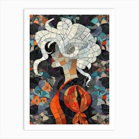 Mosaic Woman 2 Art Print