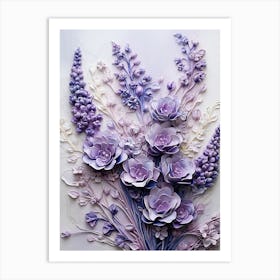 Paper Flowers 28 Art Print