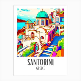 Santorini 2 Art Print