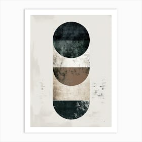 SierpiSki Bauhaus Mid Century Art Print