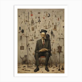 Man In A Chair Art Print