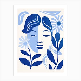 Woman'S Face 39 Art Print