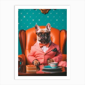 A French Bulldog Dog 7 Art Print