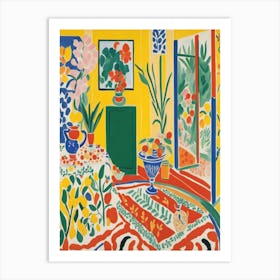 Room With A View Matisse Style Art Print