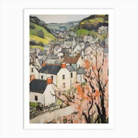 Lynton And Lynmouth (Devon) Painting 2 Art Print