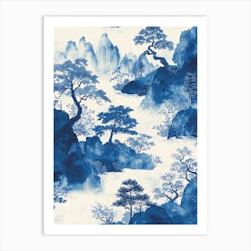 Fantastic Chinese Landscape 15 Art Print