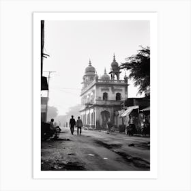 Ahmedabad, India, Black And White Old Photo 1 Art Print