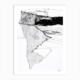 Cliff Edge Art Print