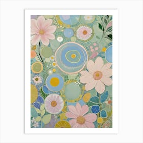 Flower Dance Garden Art Print