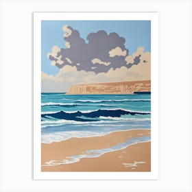 Sand And Sea Art Print