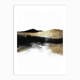 Black And Gold Canvas Print 57 Art Print